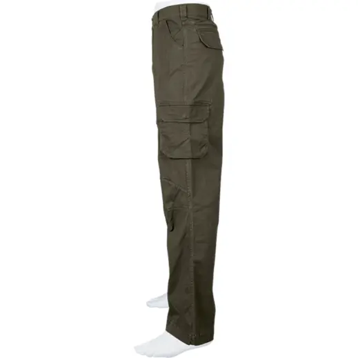 Mens Heritage Cargo Trousers  Fatigue Side